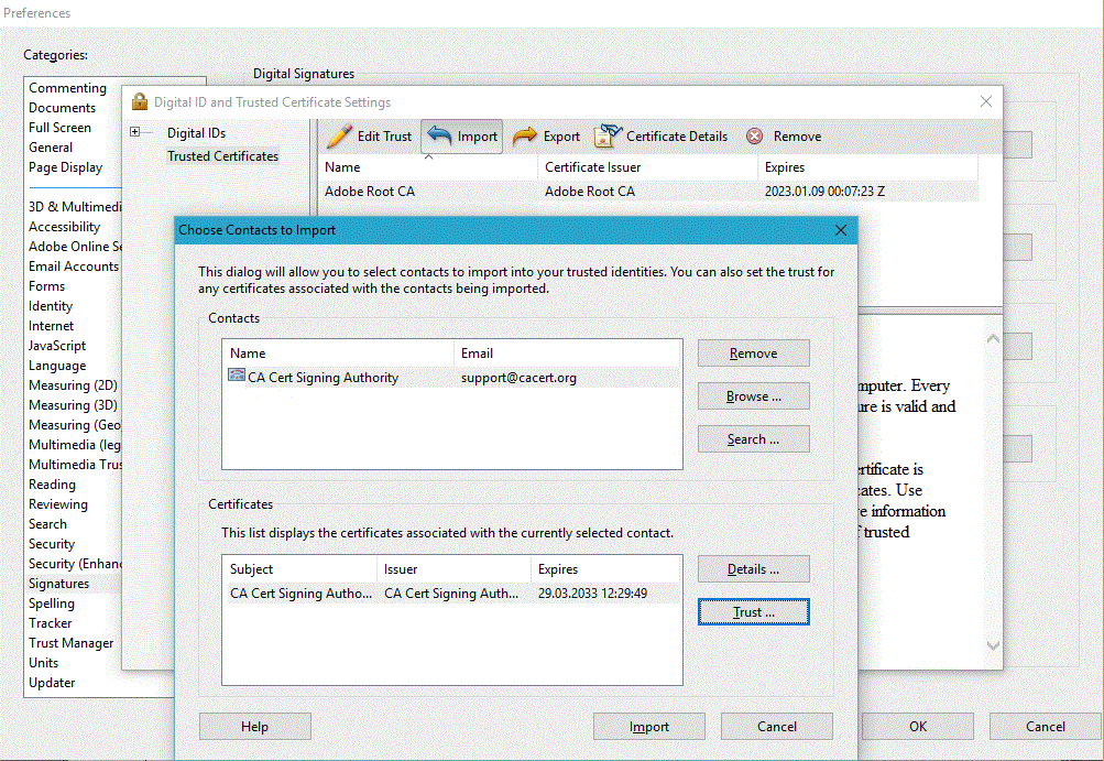 Importing Root