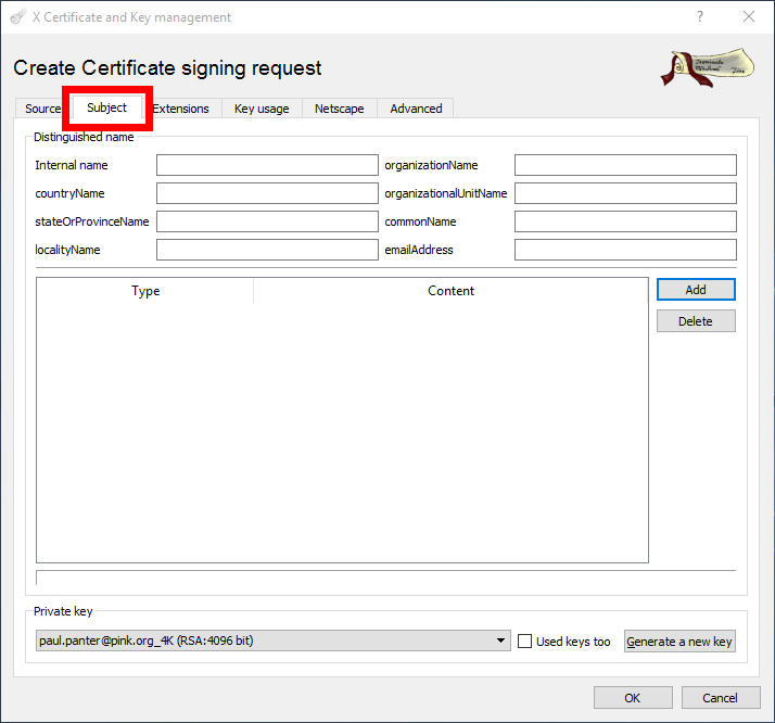 Certificate Signing Request 4